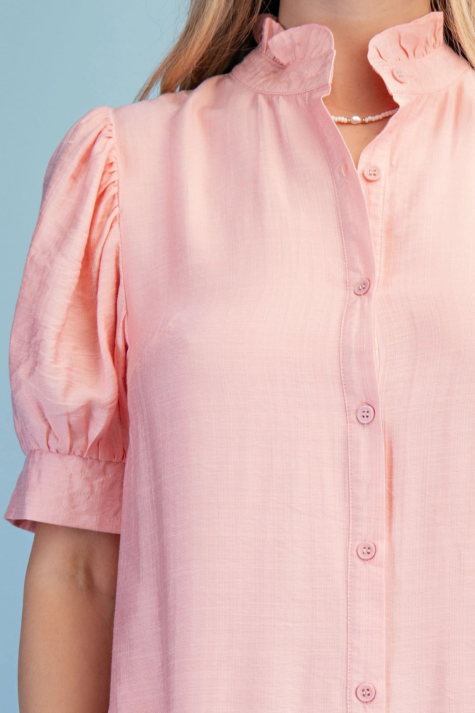 Embroidered Shirt Dress