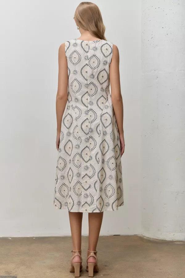 Gemstone Motif Dress