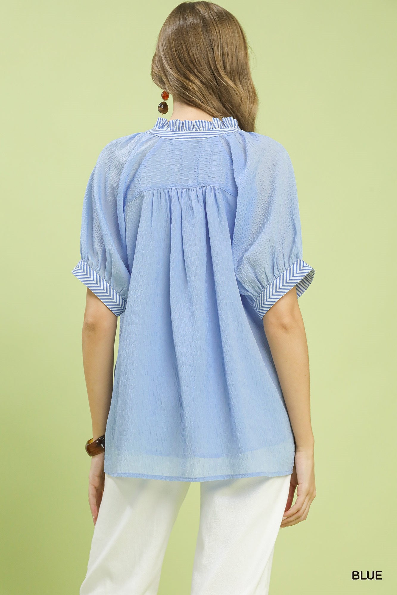 Breezy Chevron Blouse