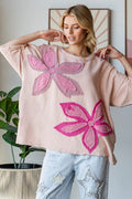 Magnolia Patch Top