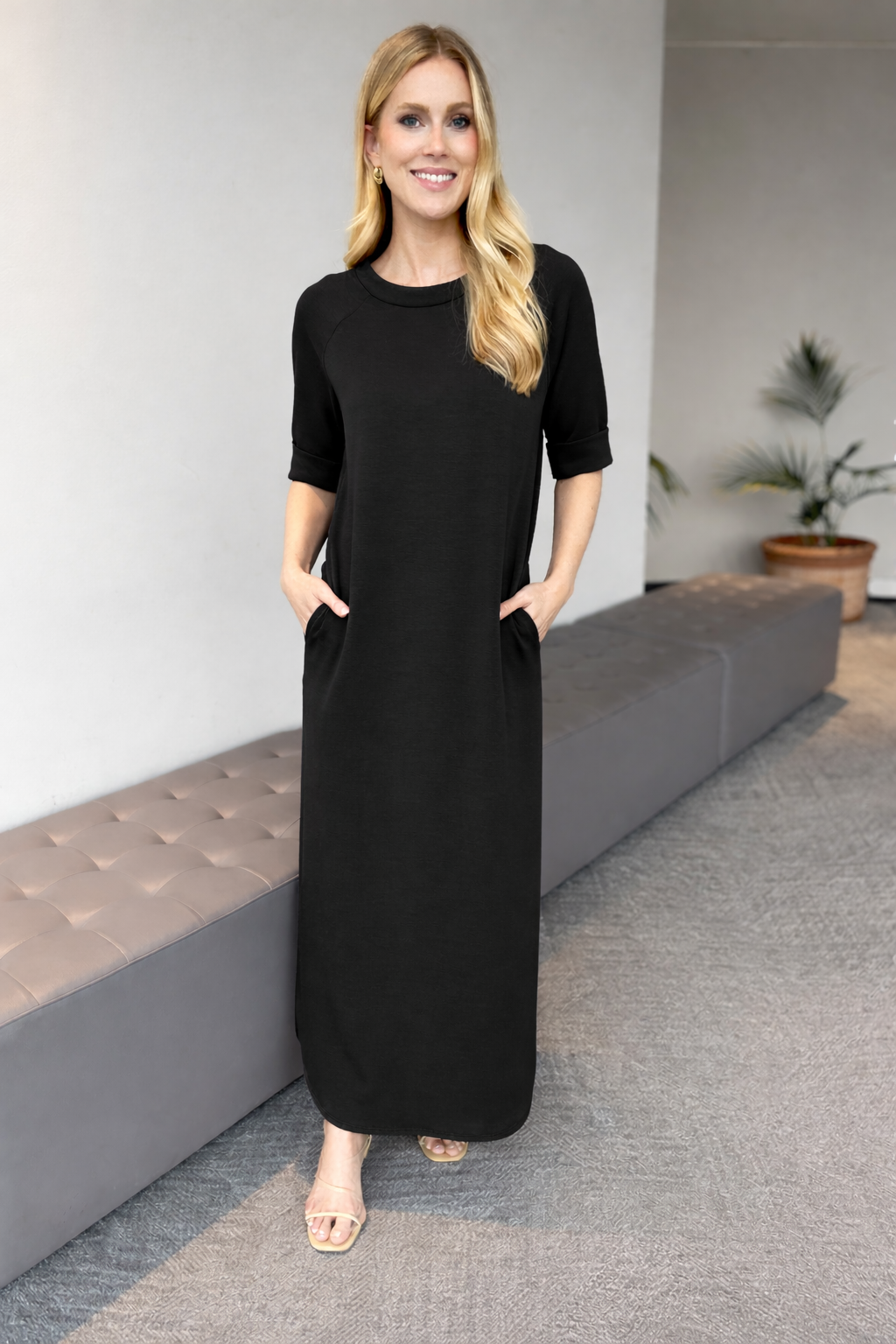 Scuba Maxi Dress
