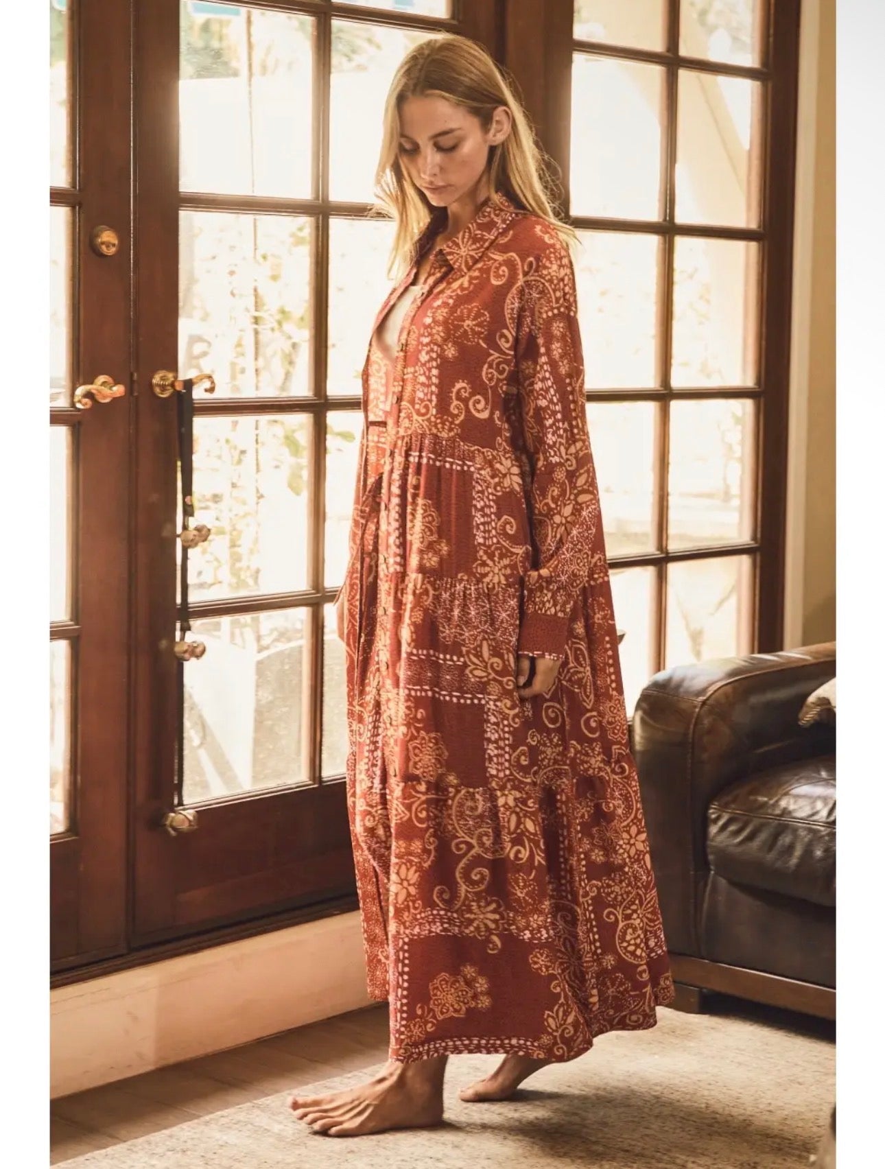 Curvy Sedona Sunset Duster