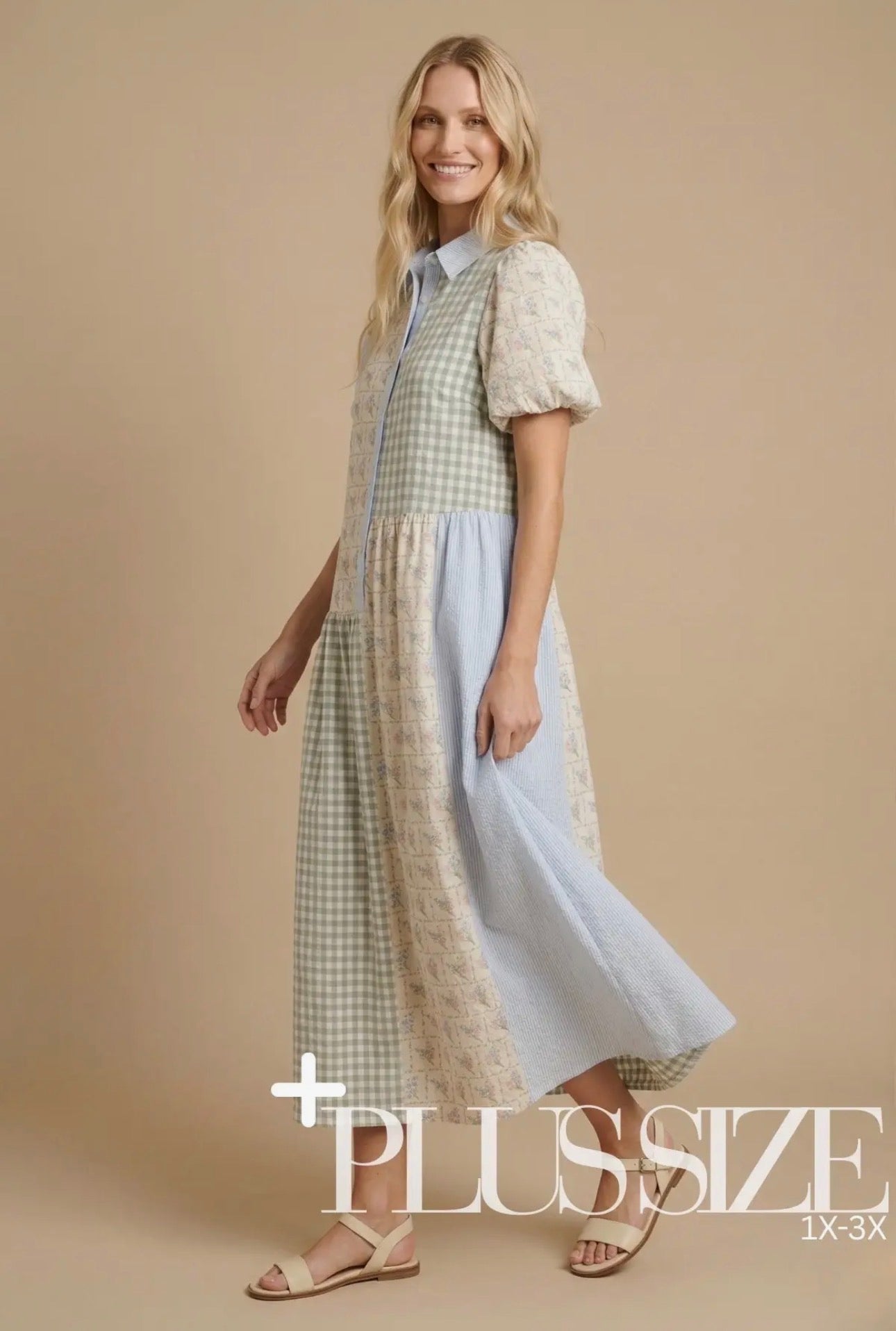 Curvy Cottage Garden Dress