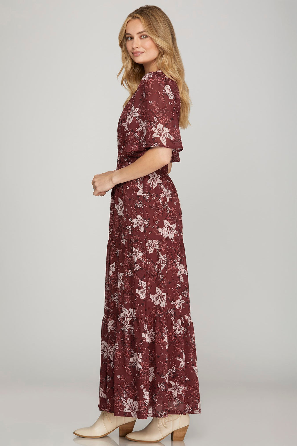 Enchanted Lily Flutter Dress