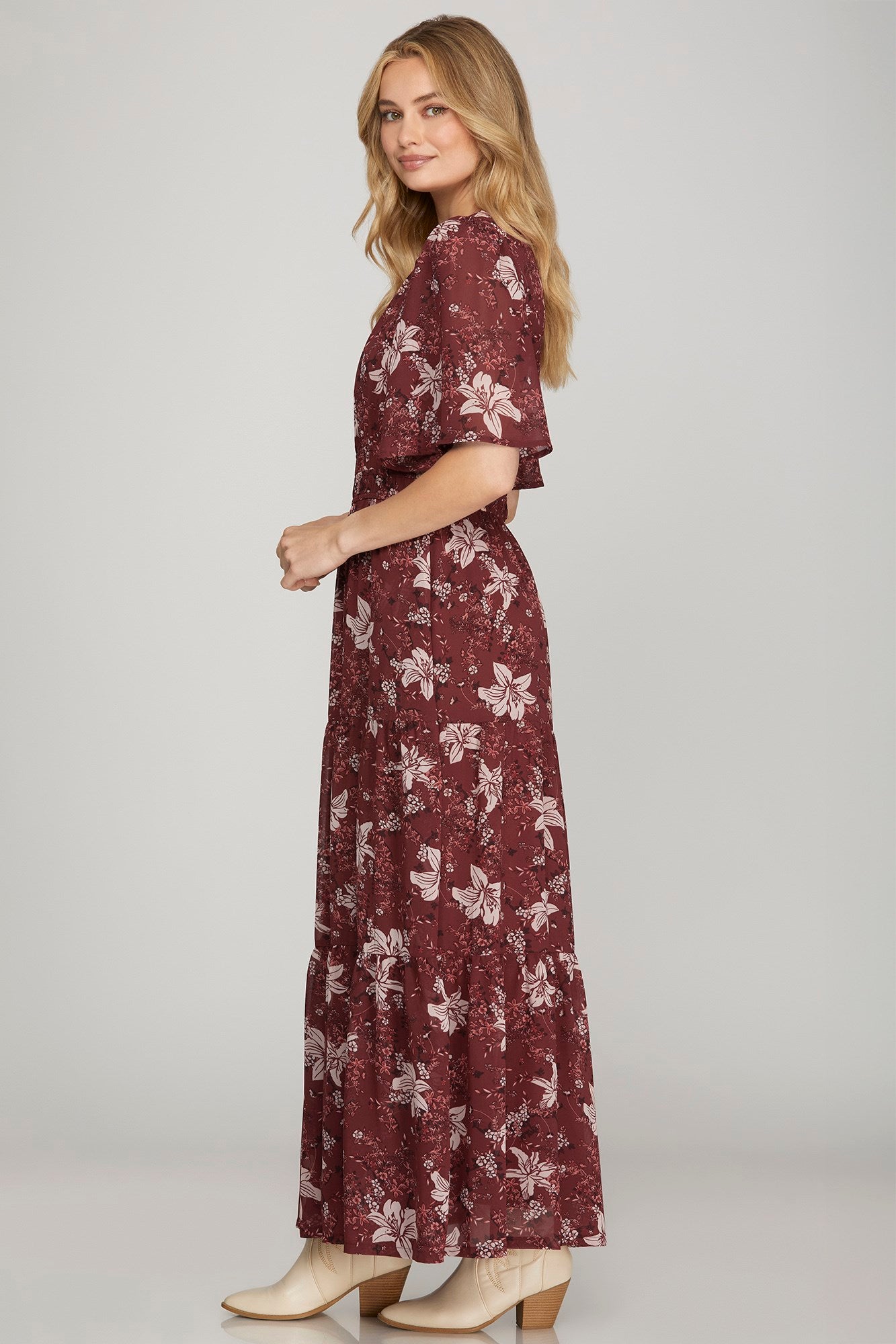 Enchanted Lily Flutter Dress