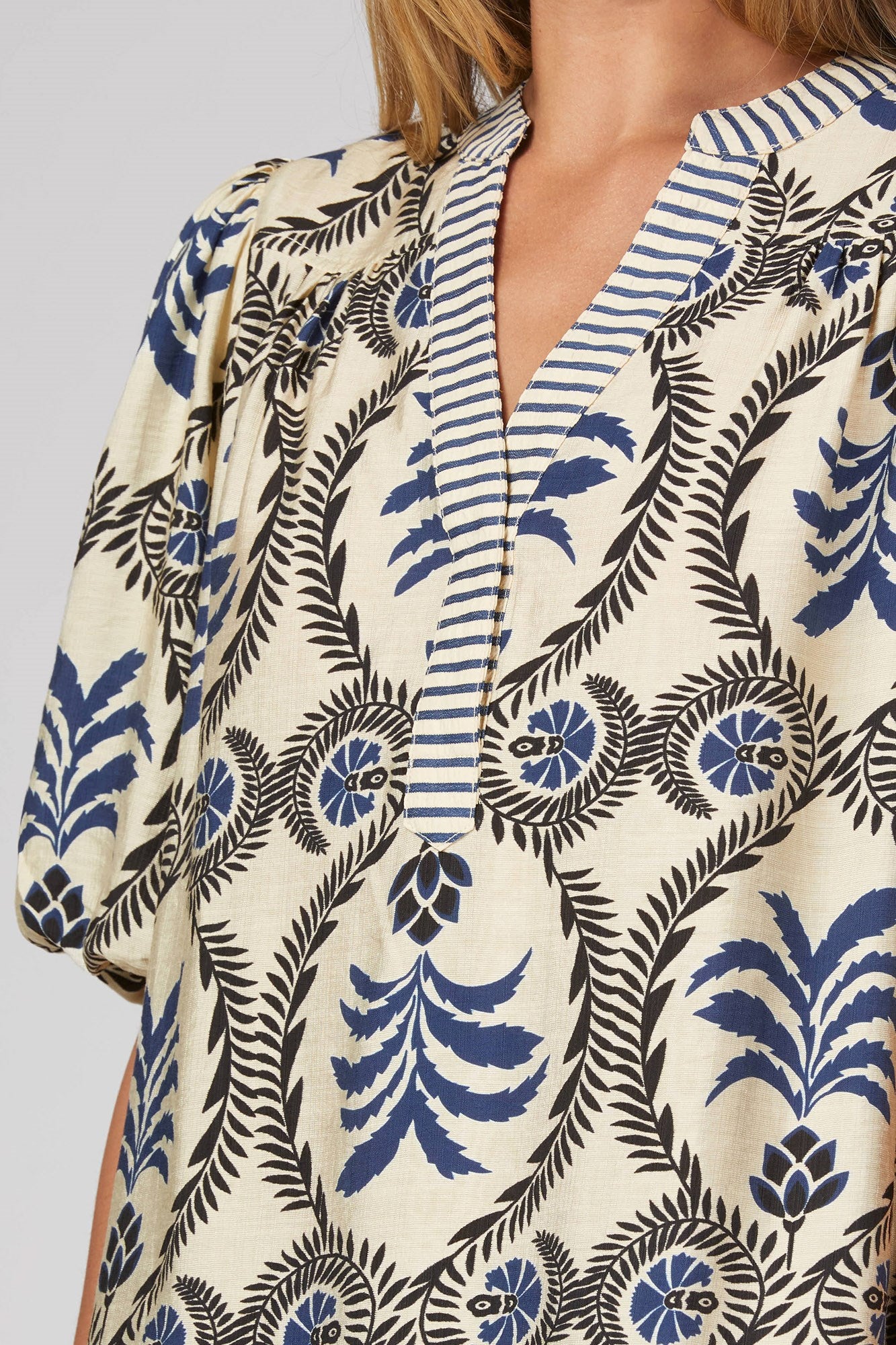 Midnight Bloom Blouse (reg. size)