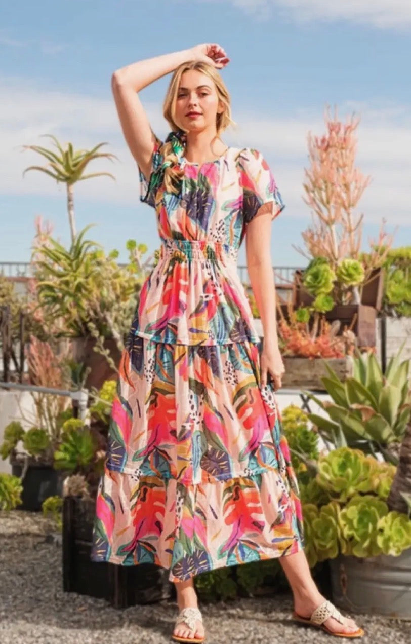 Paradise Print Maxi