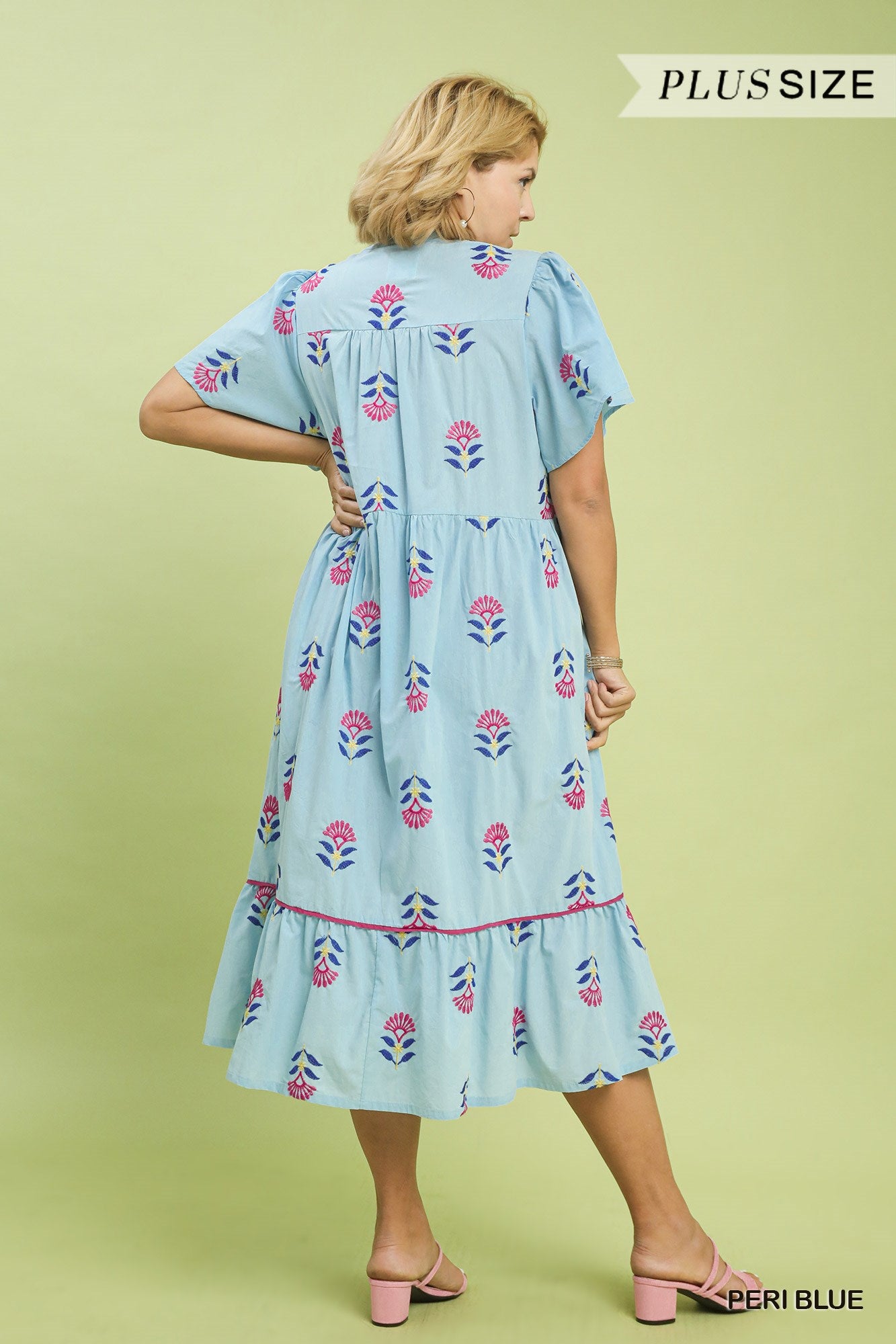 Curvy Rosalind Midi Dress