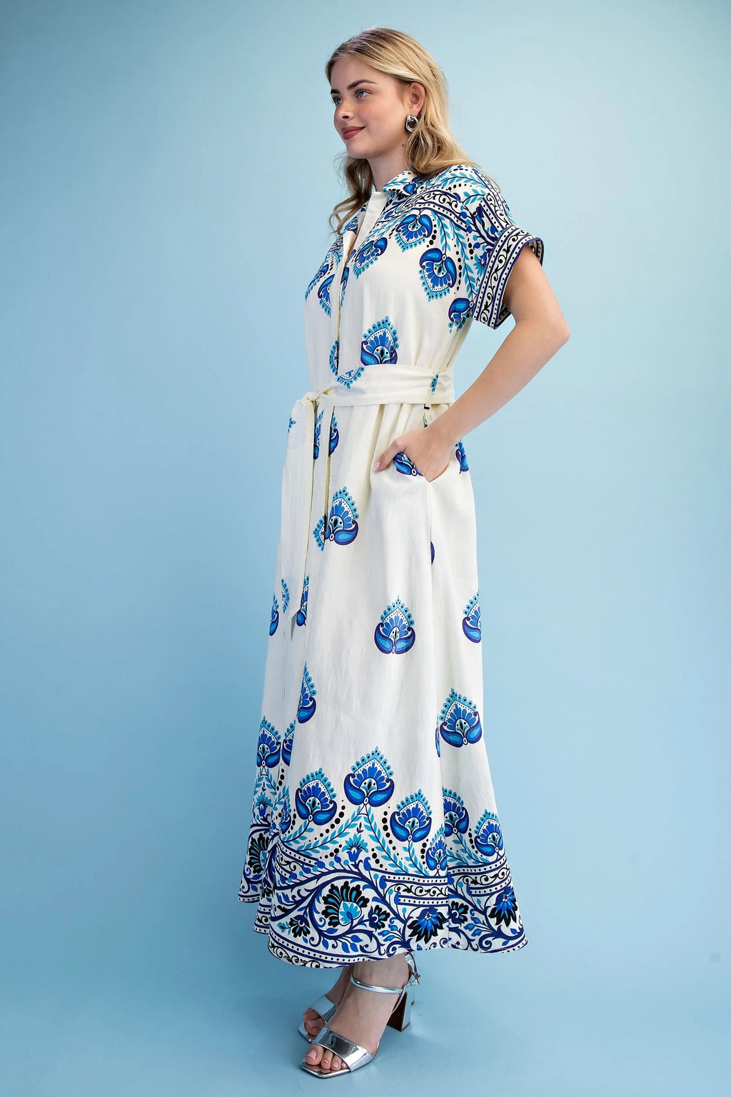 Peacock Garden Dress