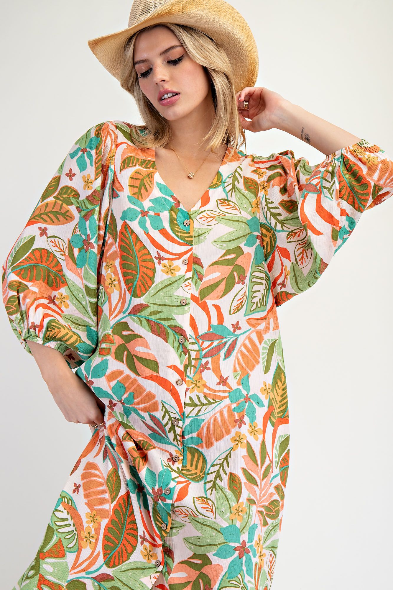 Jungle Luxe Midi Dress
