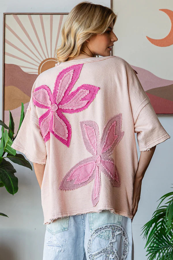 Magnolia Patch Top