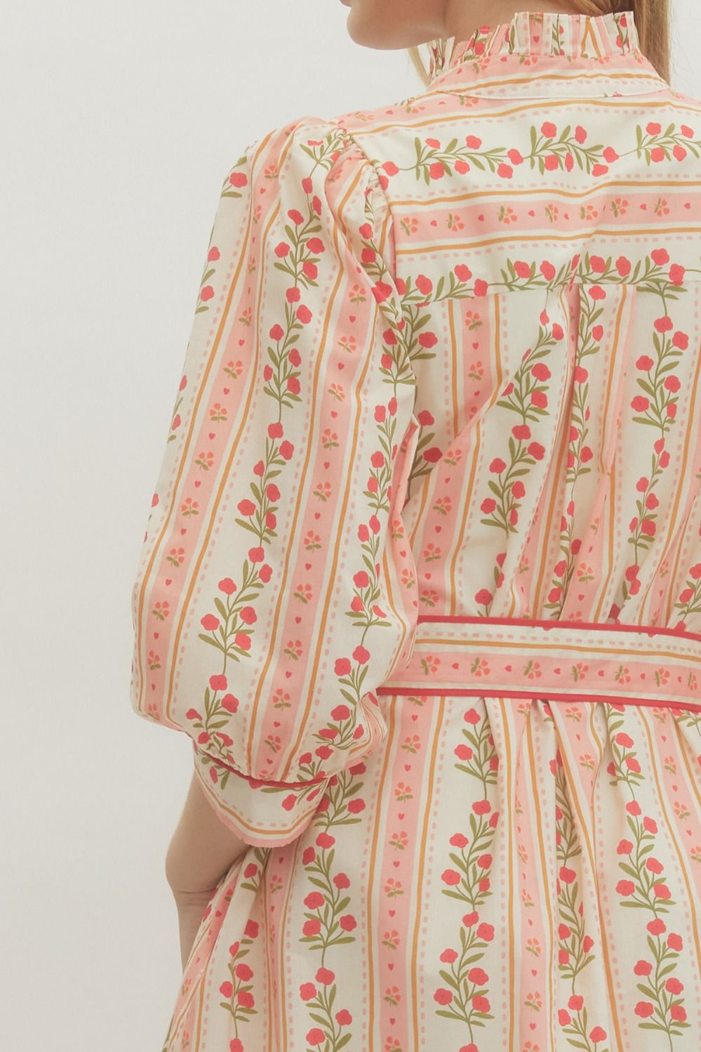 Rosette Garden Midi Dress