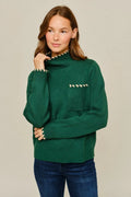 Piped Knit Sweater