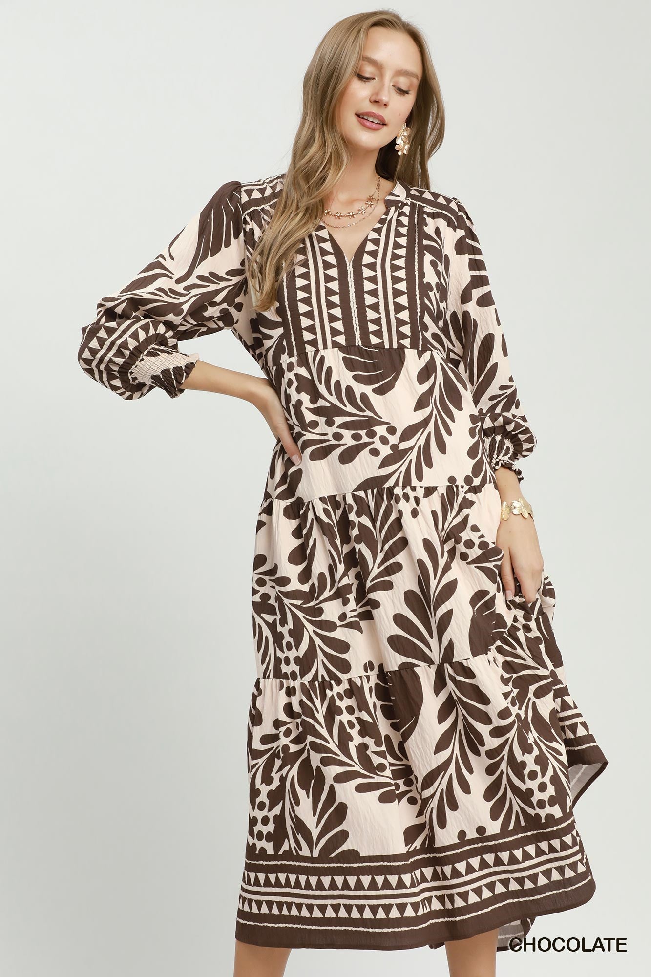 Cafe Mocha Midi Dress