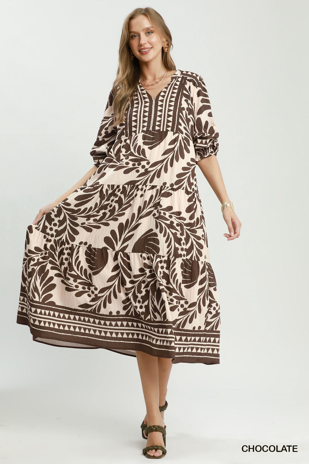 Cafe Mocha Midi Dress