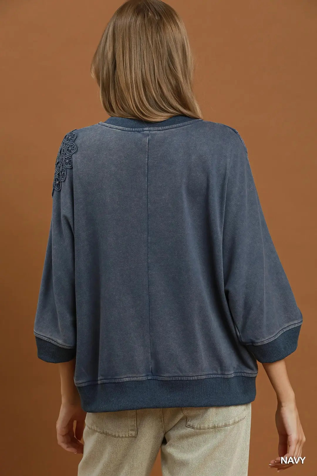 Washed Lace Pullover