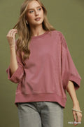 Washed Lace Pullover