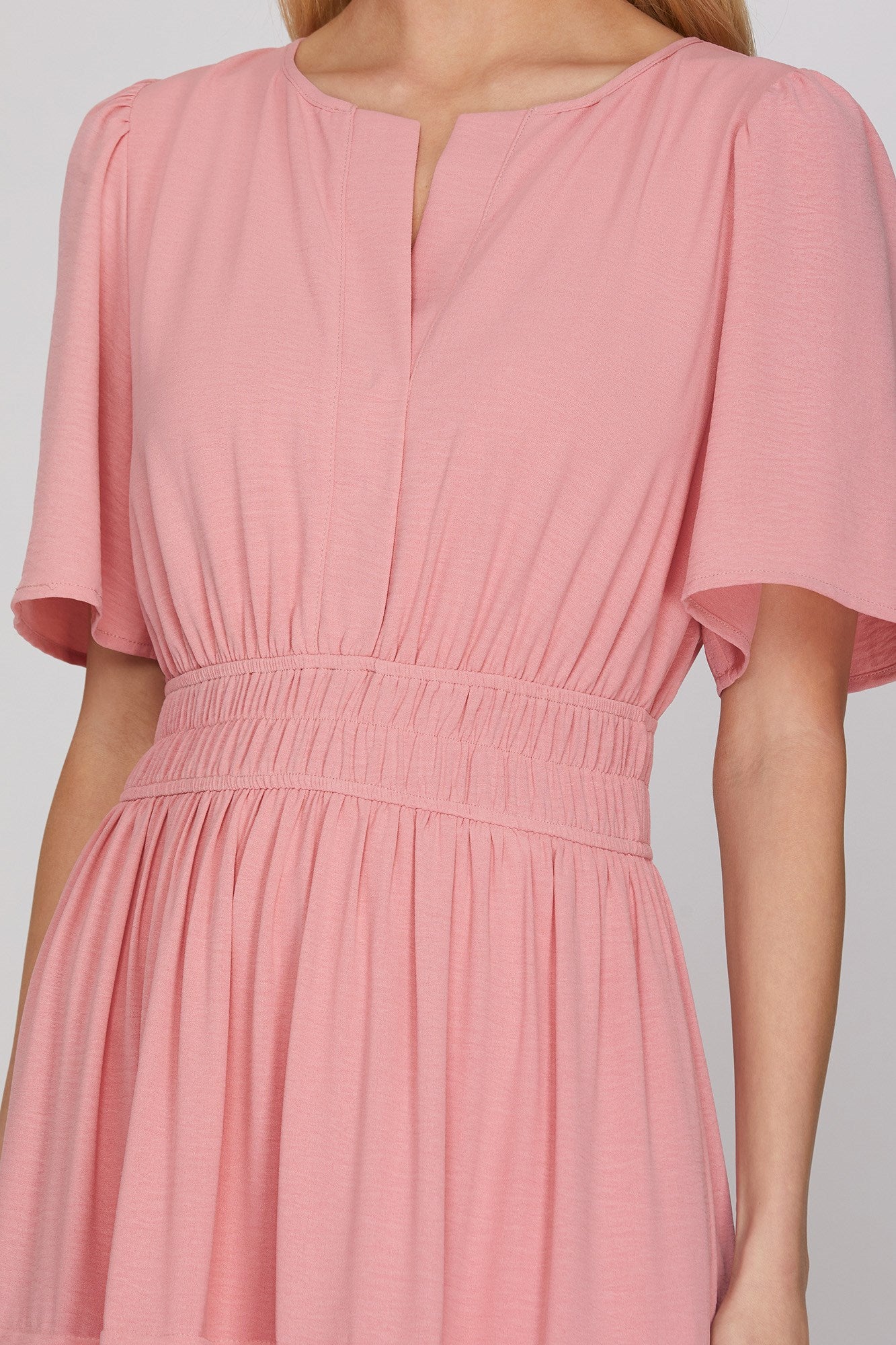 Smocked Tiered Maxi