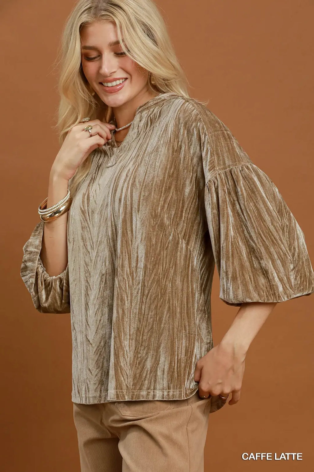 Crushed Velvet Top