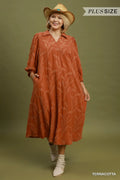 Curvy Fall-time Feels Dress