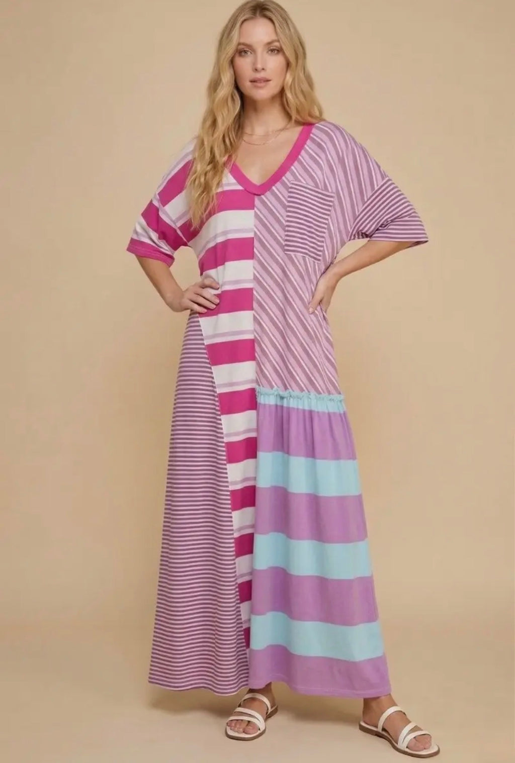Confetti Stripe Maxi
