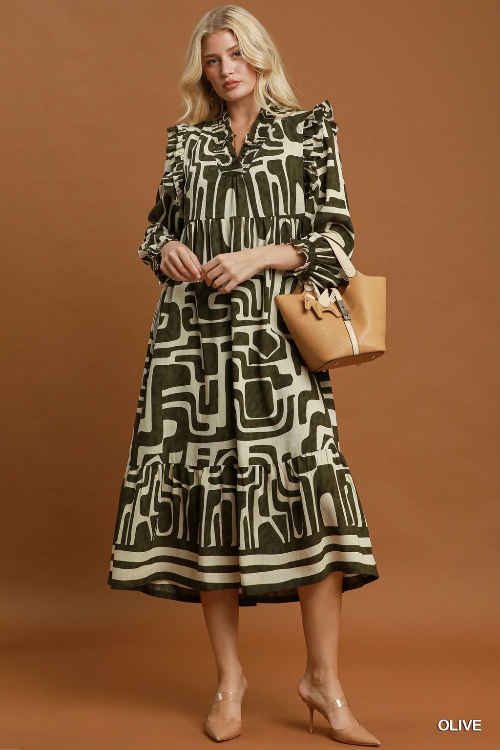 The Uptown Olive Dress
