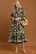 The Uptown Olive Dress