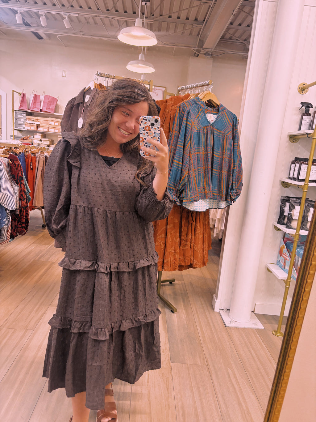 Curvy Everly Ruffle Dress