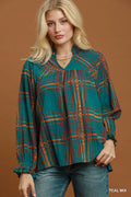 Changing Leaves Plaid Top