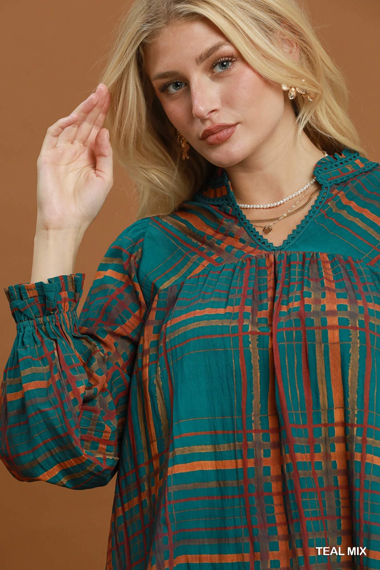 Changing Leaves Plaid Top