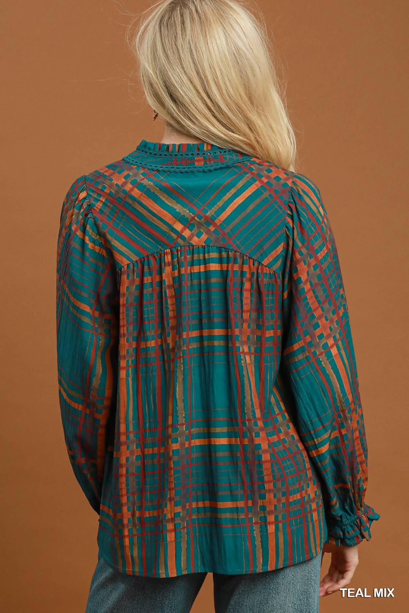 Changing Leaves Plaid Top