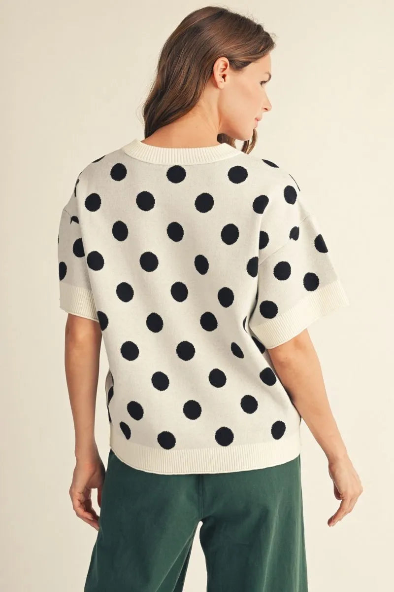 Polka Dot Sweater