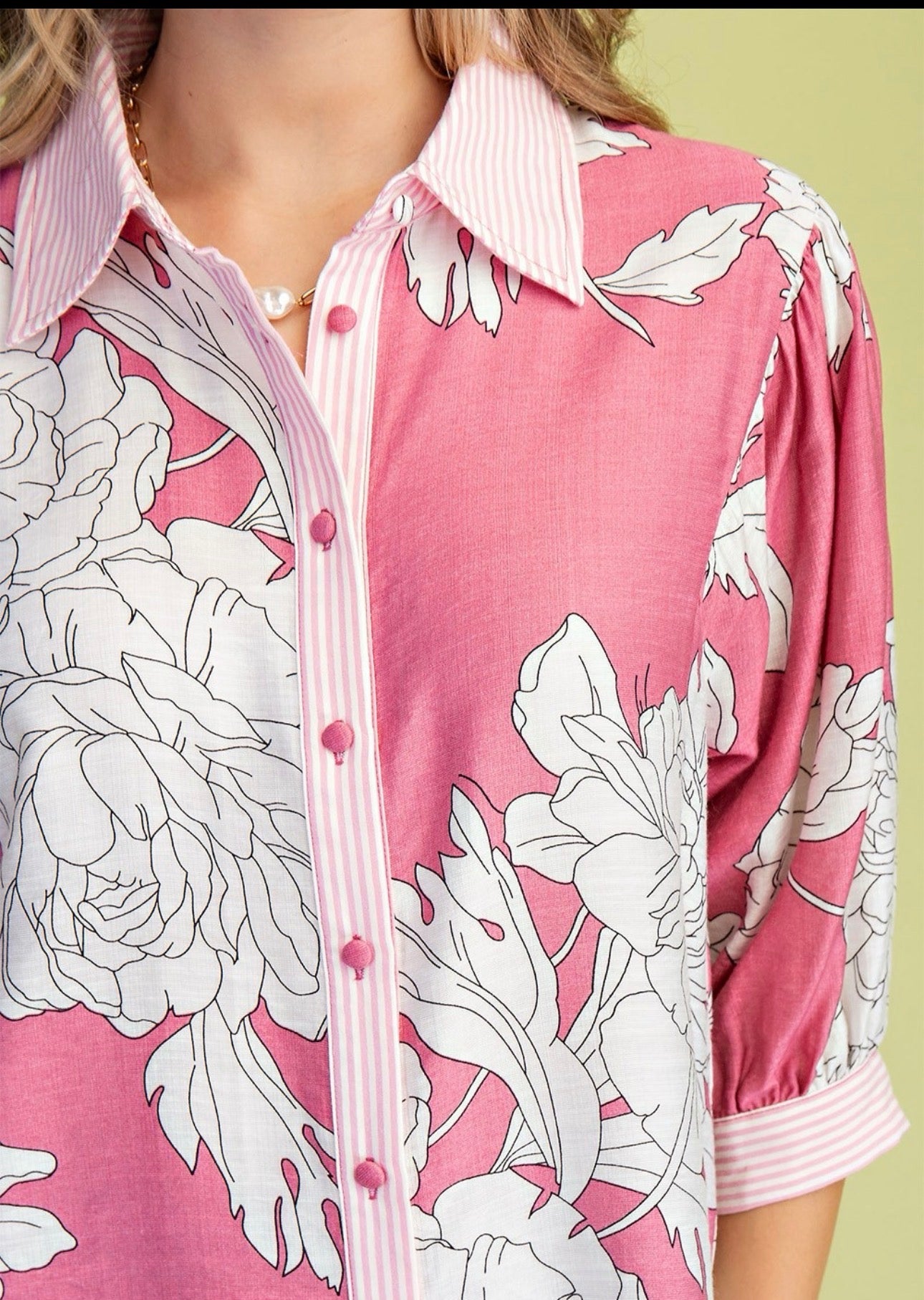 Curvy In Full Bloom Top
