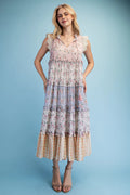 Sleeveless Tiered Dress