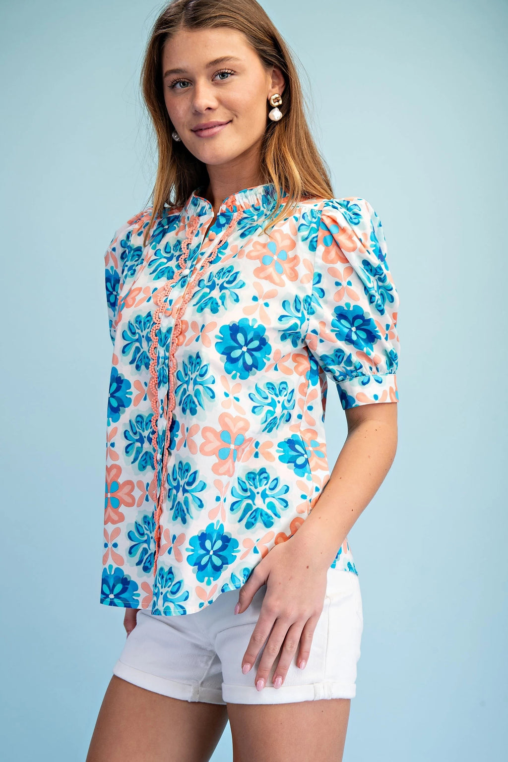 The Stella Floral Top