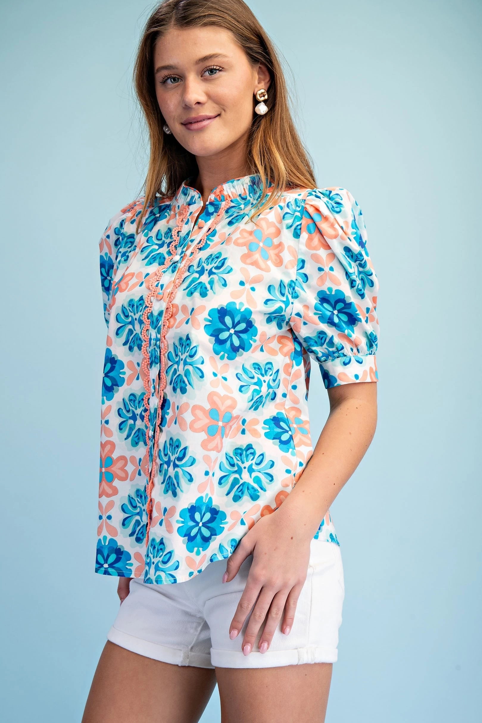 The Stella Floral Top