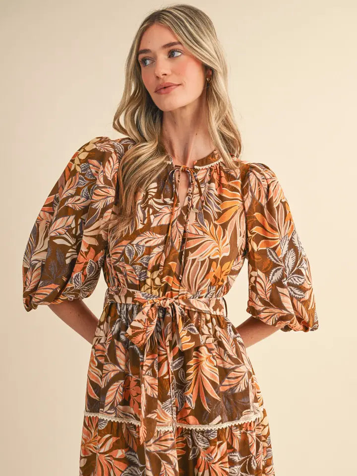 Amber Grove Midi Dress