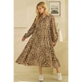 Leopard Tiered Maxi Dress