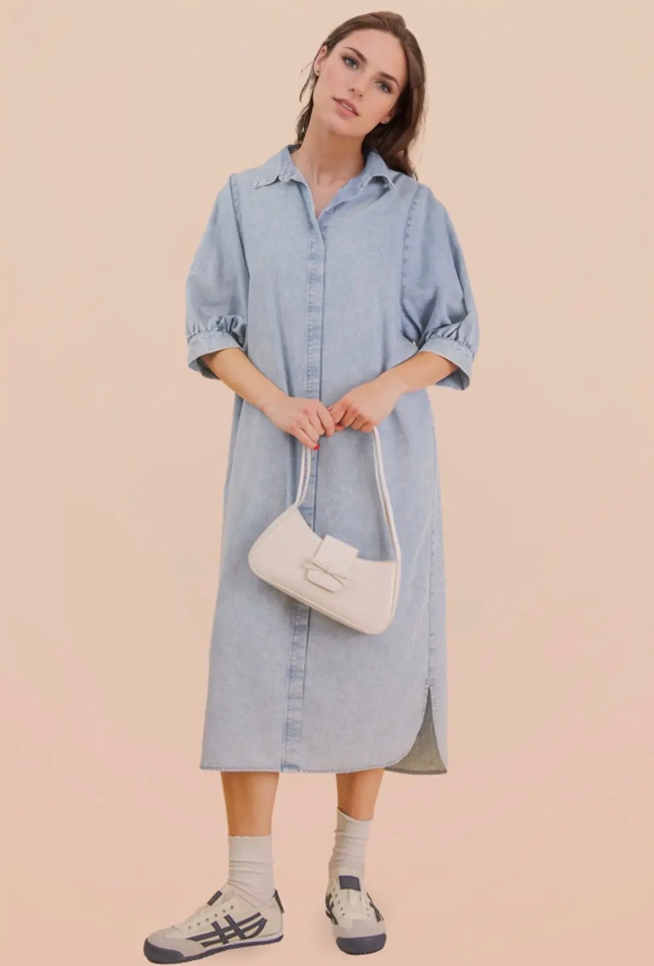 Denim Midi Dress