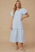 Curvy Dainty Skies Dress