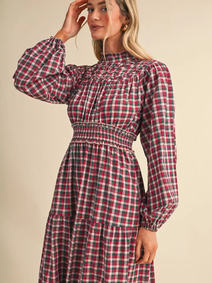 Holiday Plaid Dress