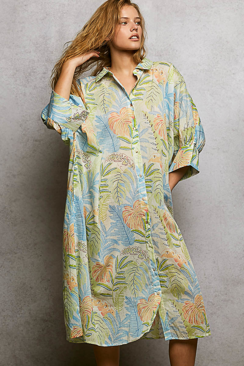Lazy Sunday Shirtdress
