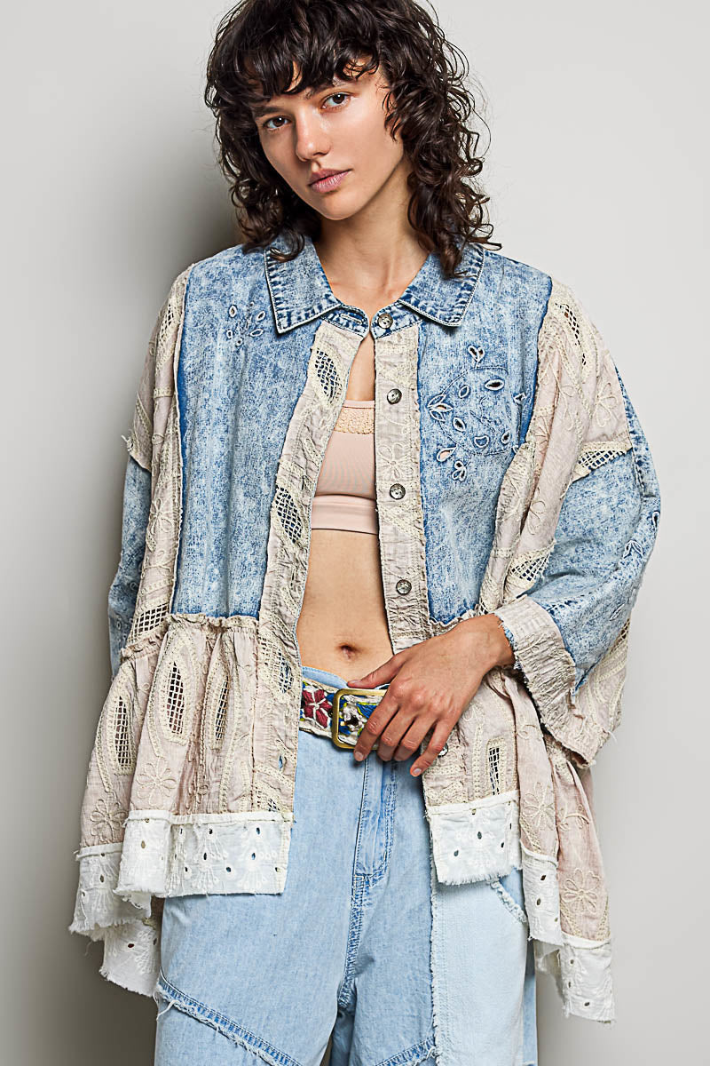 Canyon Lace Denim Jacket