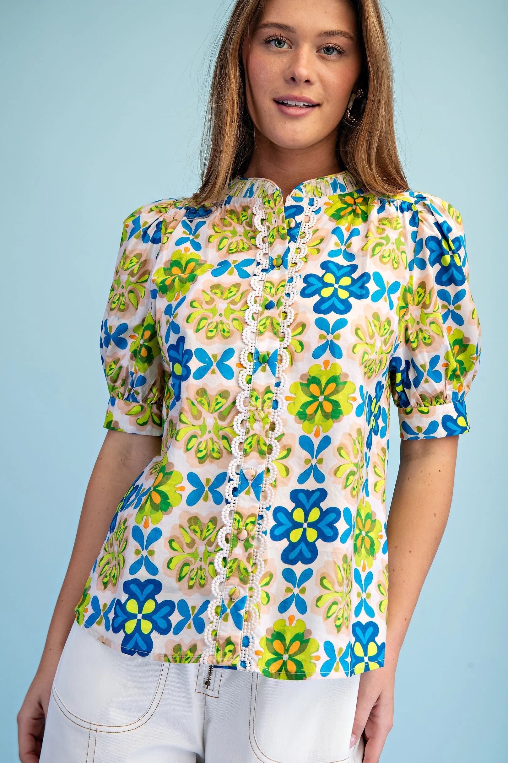 The Stella Floral Top