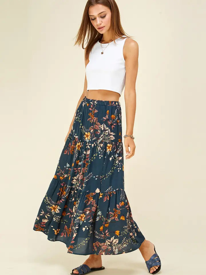 Dusk Drift Maxi Skirt