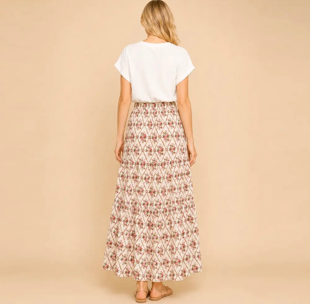 Three Tiered Maxi Skirt