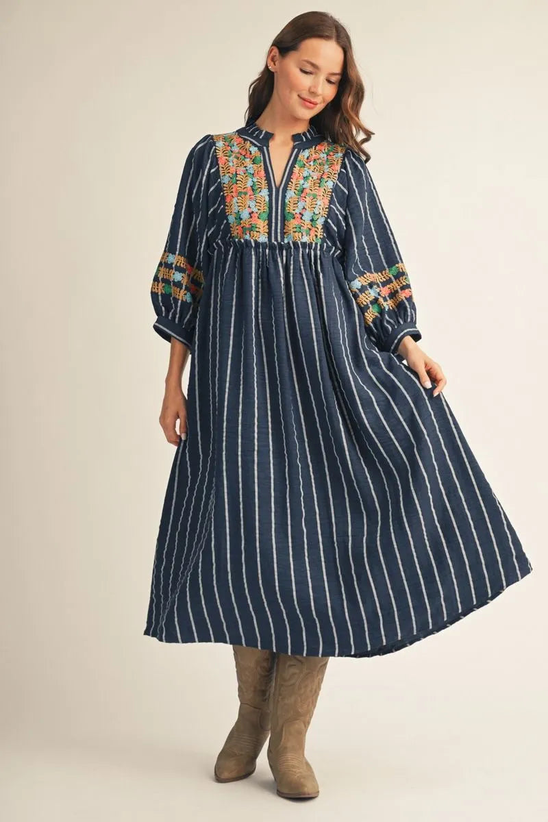 Meadow Striped Dress