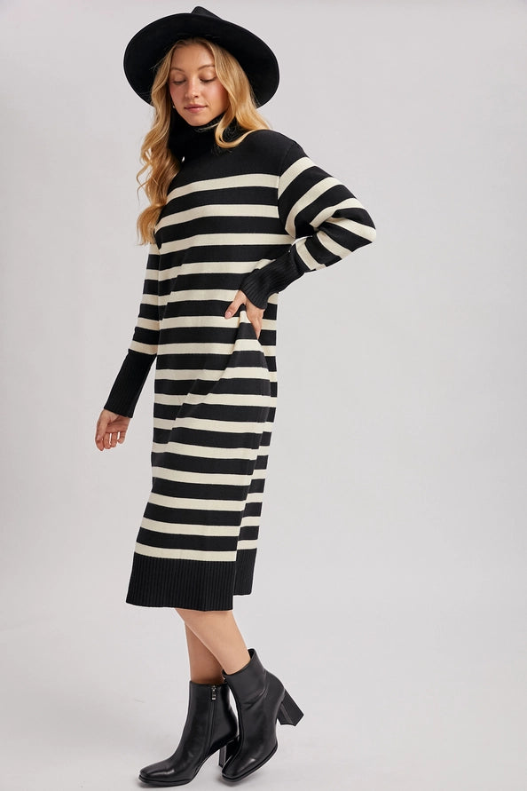 Striped Sweater Dress