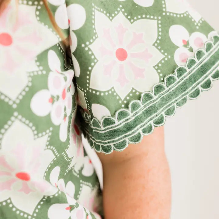 Resort Mosaic Skirt Set