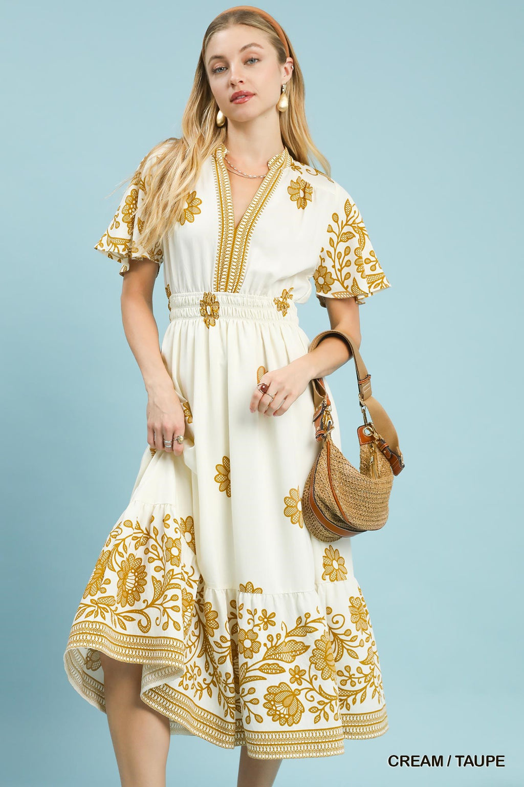 Golden Bloom Midi